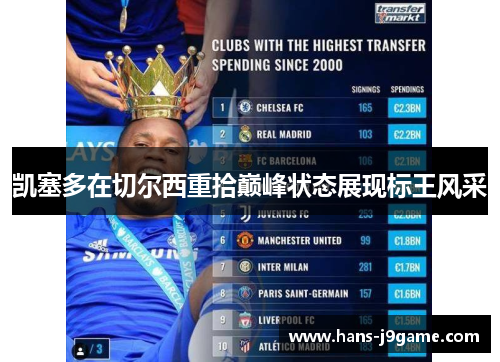 凯塞多在切尔西重拾巅峰状态展现标王风采 凯塞多在切尔西重拾巅峰状态展现标王风采